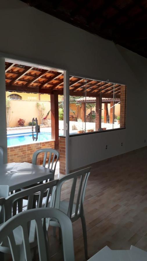 Chacara Bella Vida Com Piscina Churrasqueira Salao De Festas Fogao A Lenha Quadra Aracariguama Exterior photo