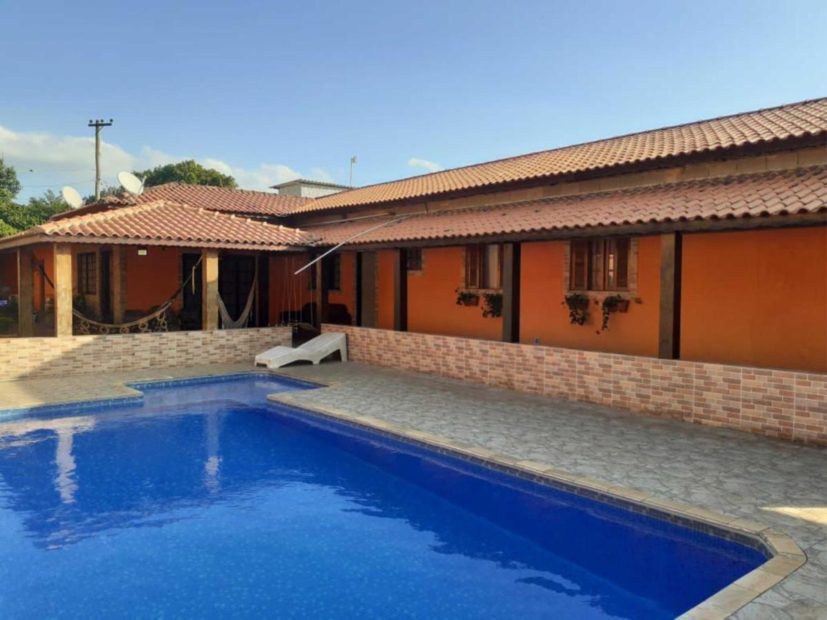 Chacara Bella Vida Com Piscina Churrasqueira Salao De Festas Fogao A Lenha Quadra Aracariguama Exterior photo